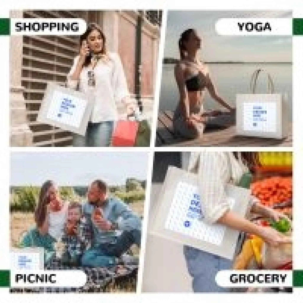 3D Canvas Tote Bag - Heat Transfer Print